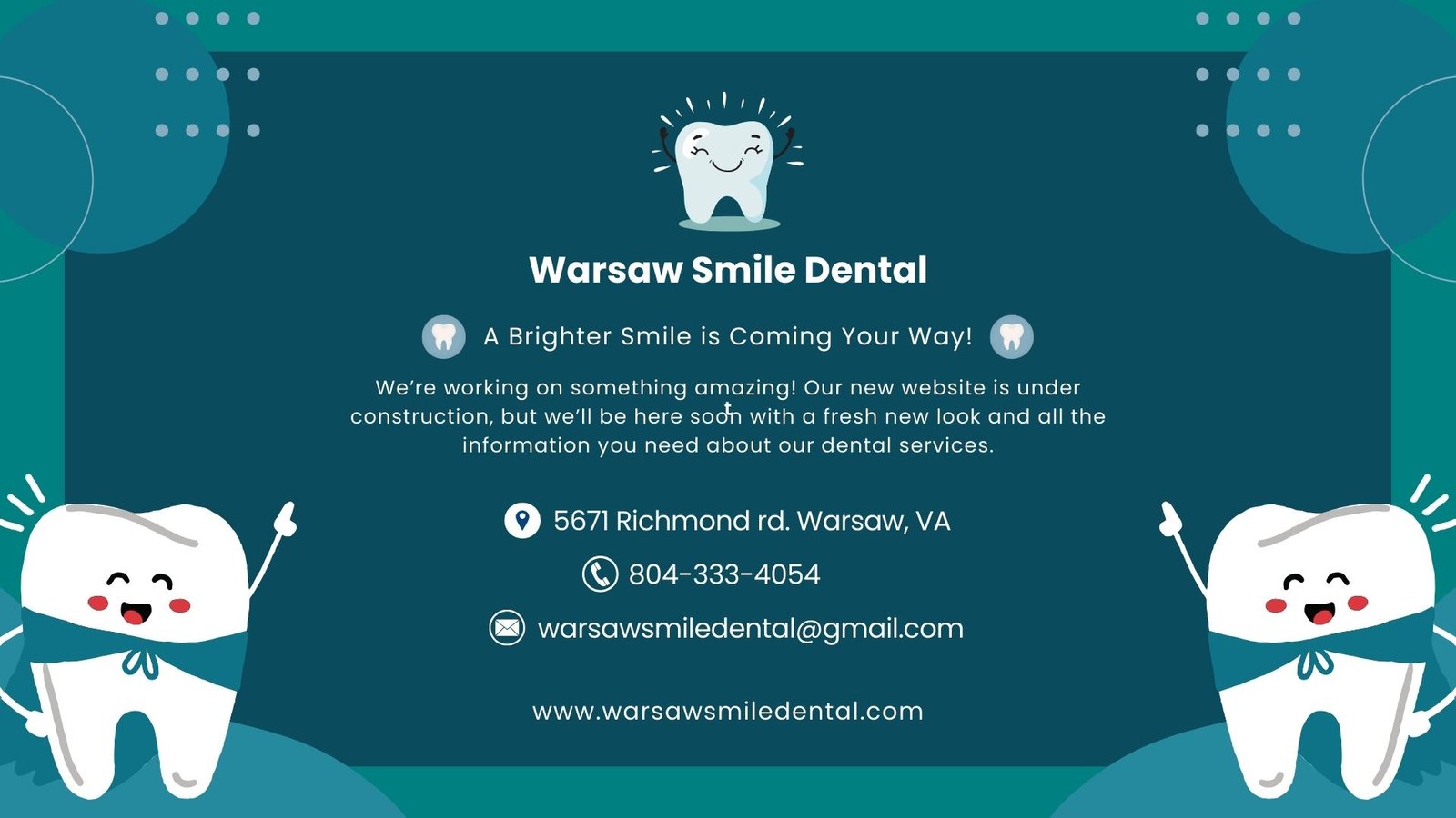 Coming Soon - Warsaw Smile Dental